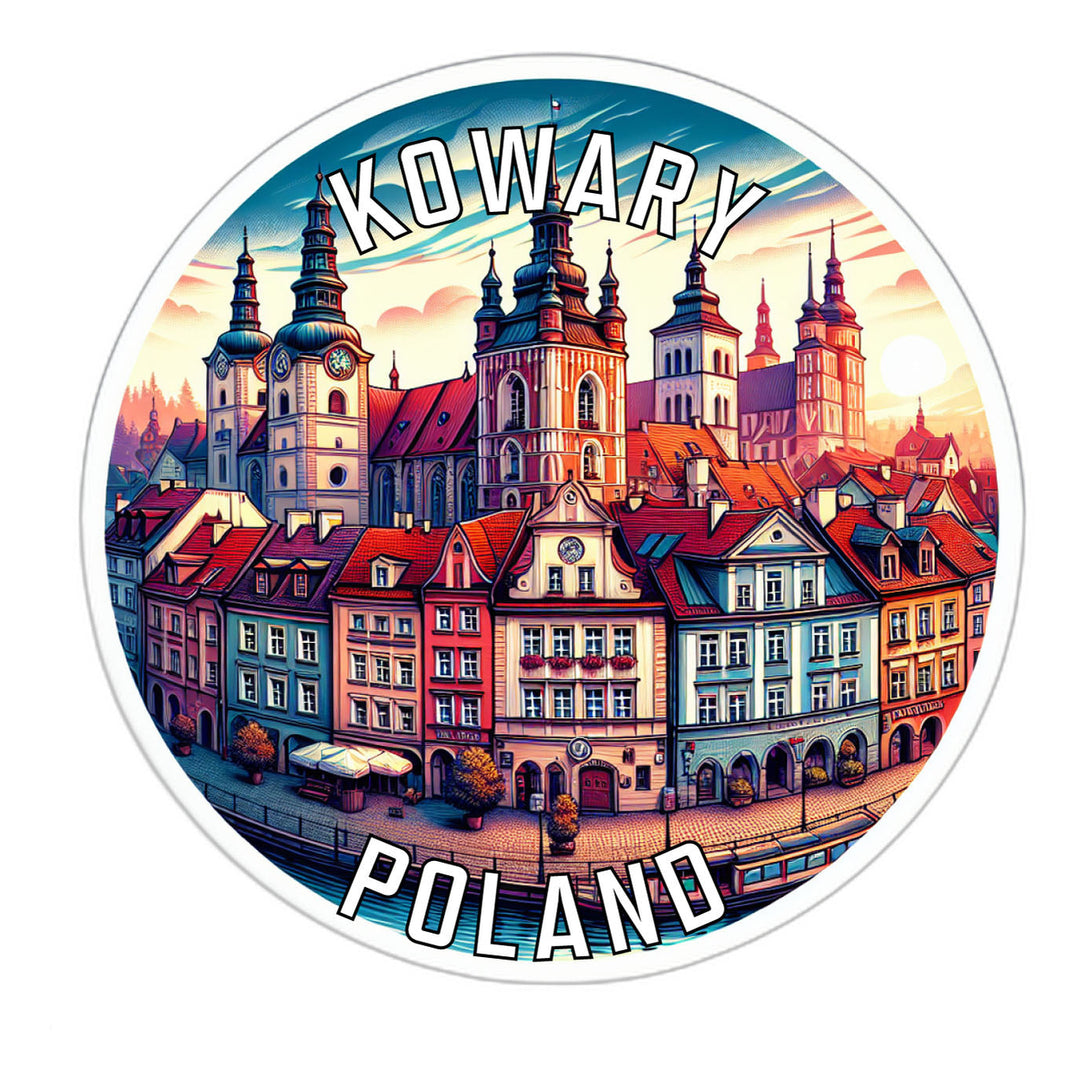 Kowary Poland Souvenir Die Cut Flat Magnet Image 1