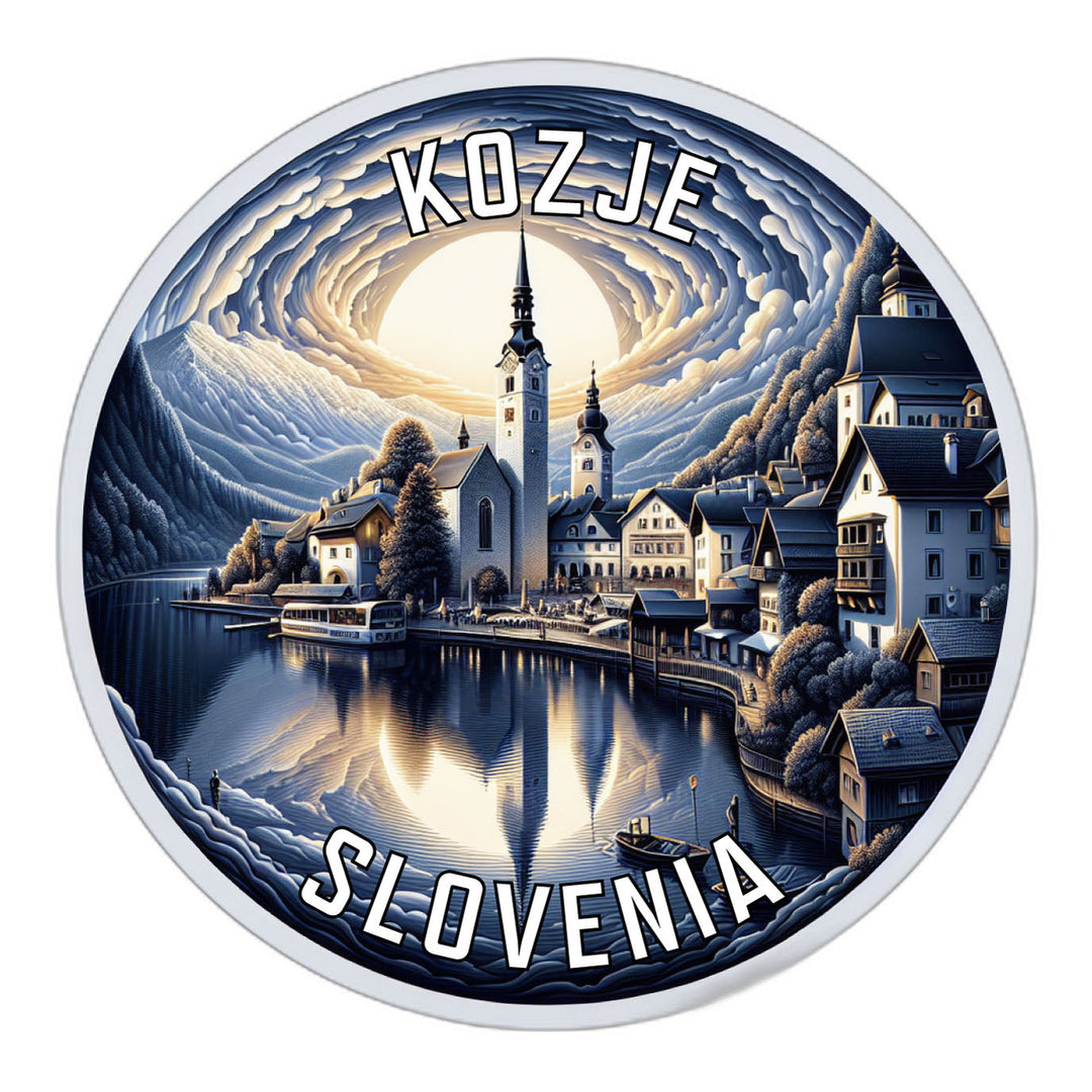 Kozje Slovenia Souvenir Die Cut Flat Magnet Image 1