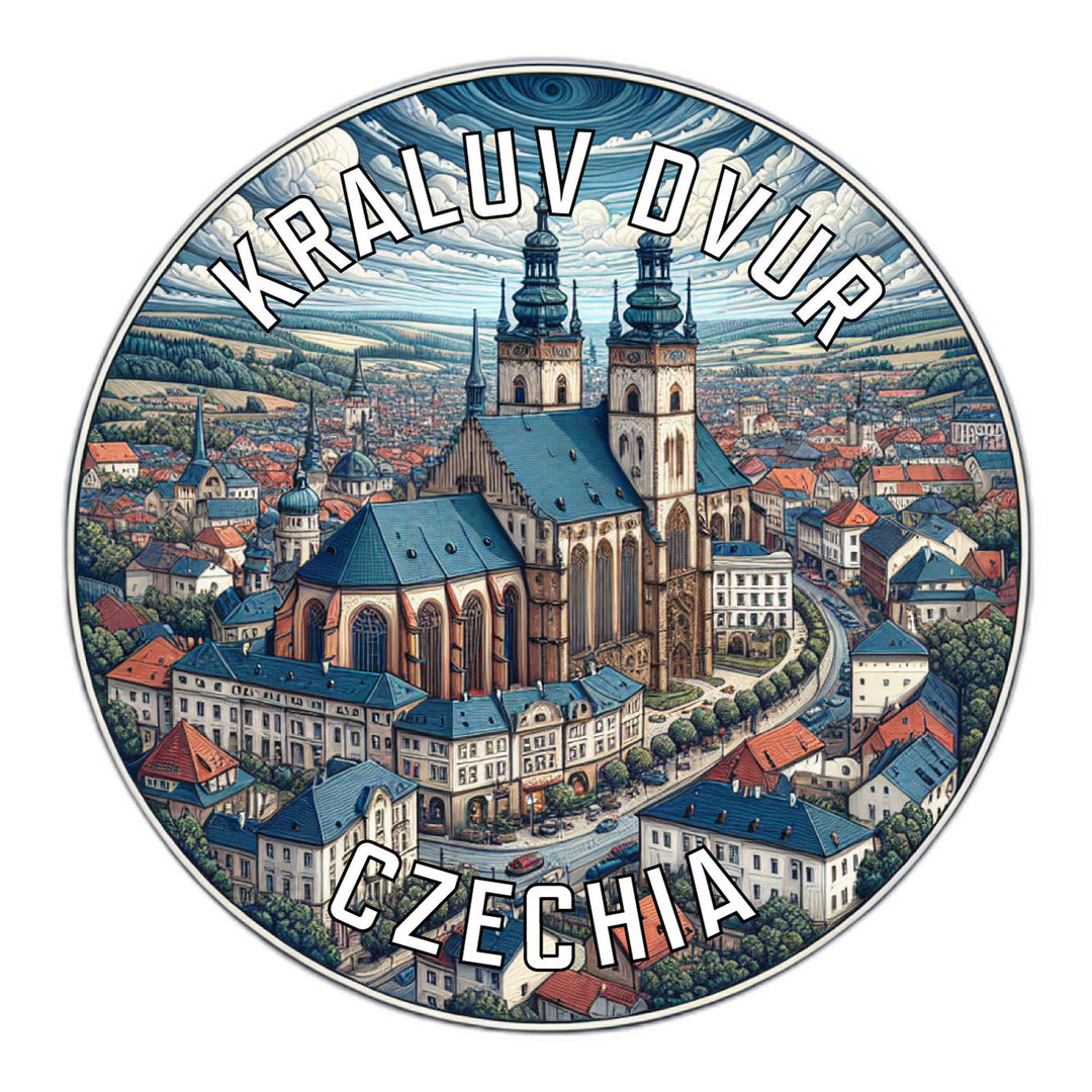 Kraluv Dvur Czechia Souvenir Die Cut Flat Magnet Image 1