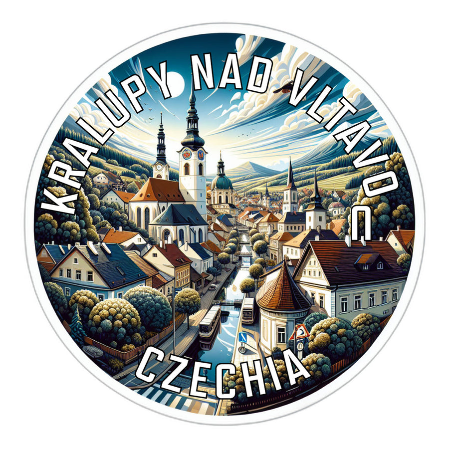 Kralupy nad Vltavou Czechia Souvenir Die Cut Flat Magnet Image 1