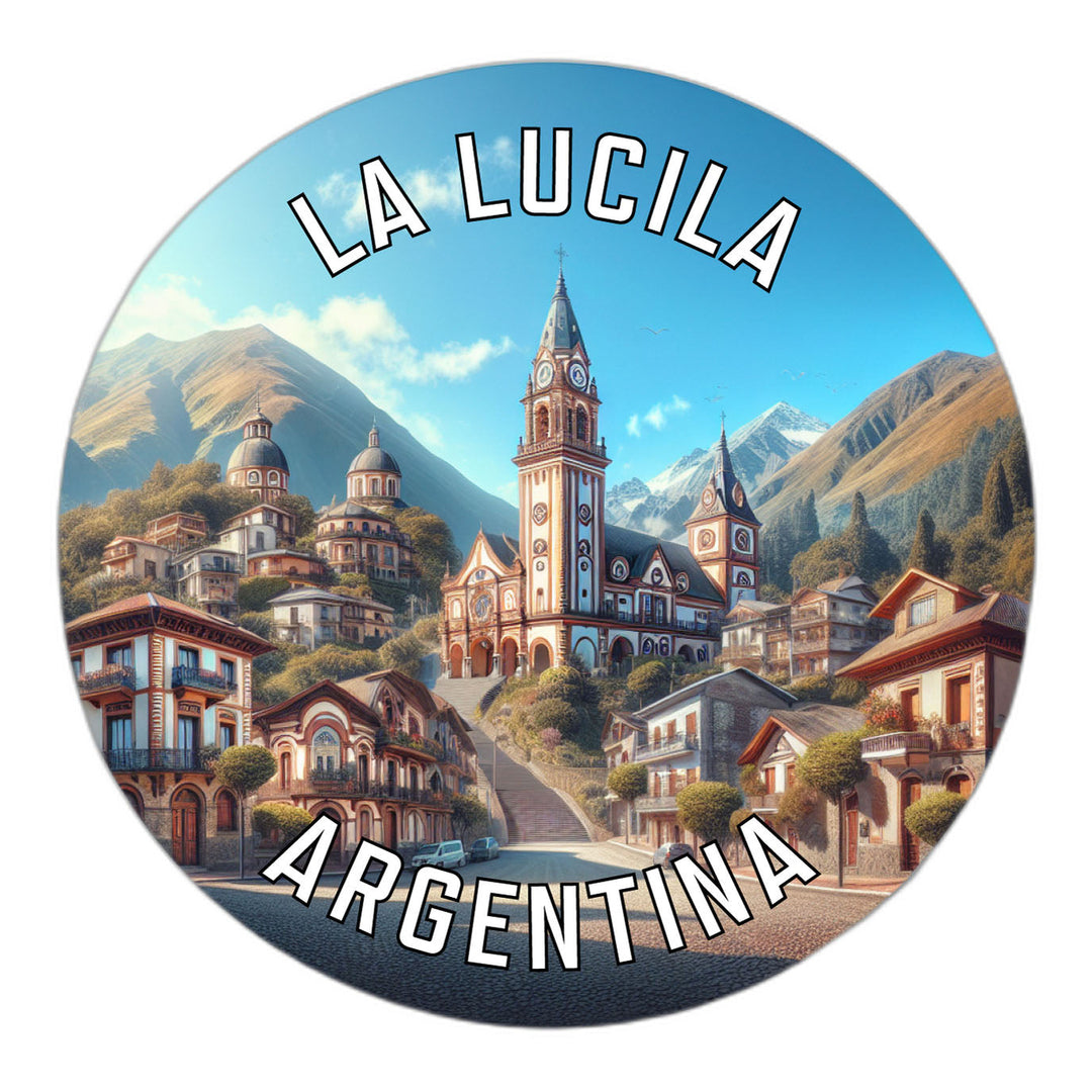 La Lucila Argentina Souvenir Die Cut Flat Magnet Image 1