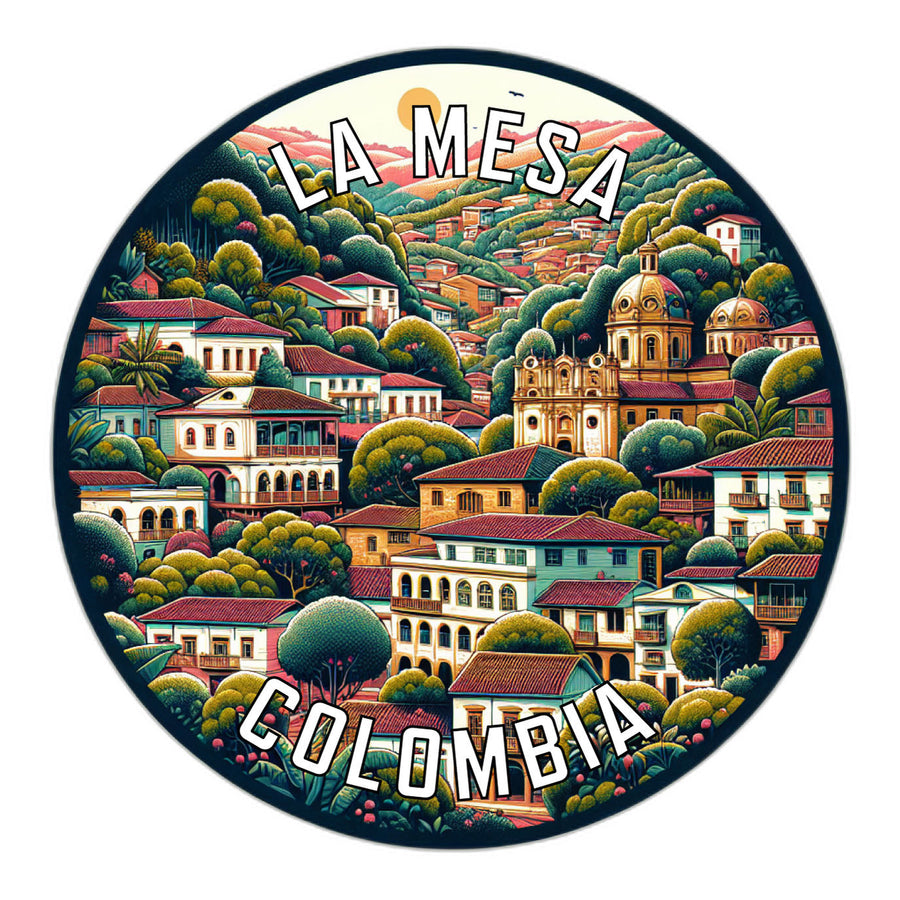 La Mesa Colombia Souvenir Die Cut Flat Magnet Image 1