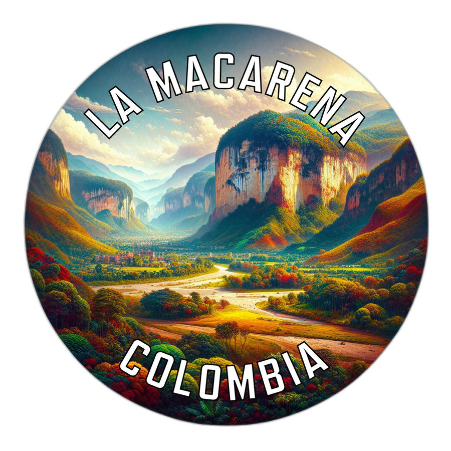 La Macarena Colombia Souvenir Die Cut Flat Magnet Image 1