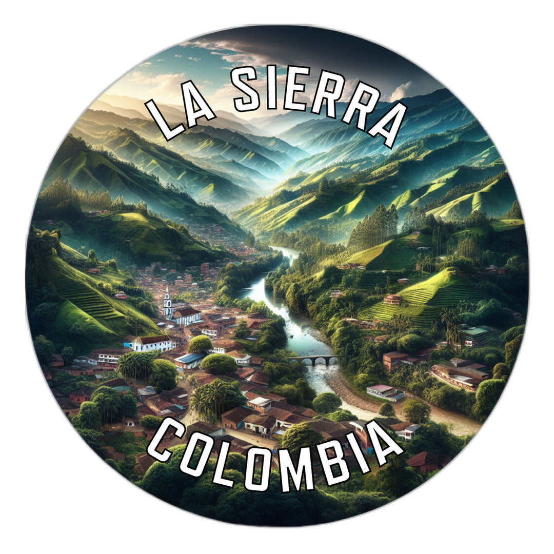 La Sierra Colombia Souvenir Die Cut Flat Magnet Image 1