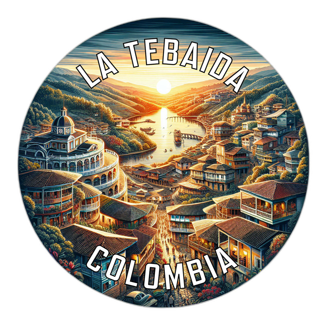 La Tebaida Colombia Souvenir Die Cut Flat Magnet Image 1