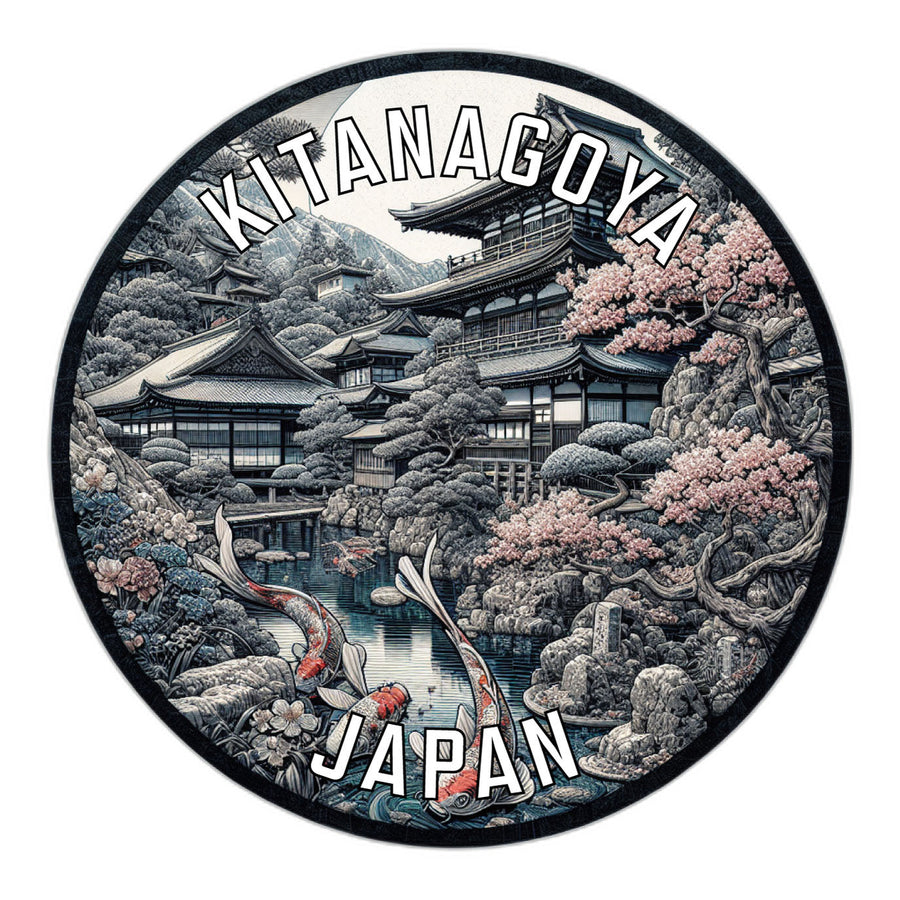 Kitanagoya Japan Souvenir Die Cut Flat Magnet Image 1