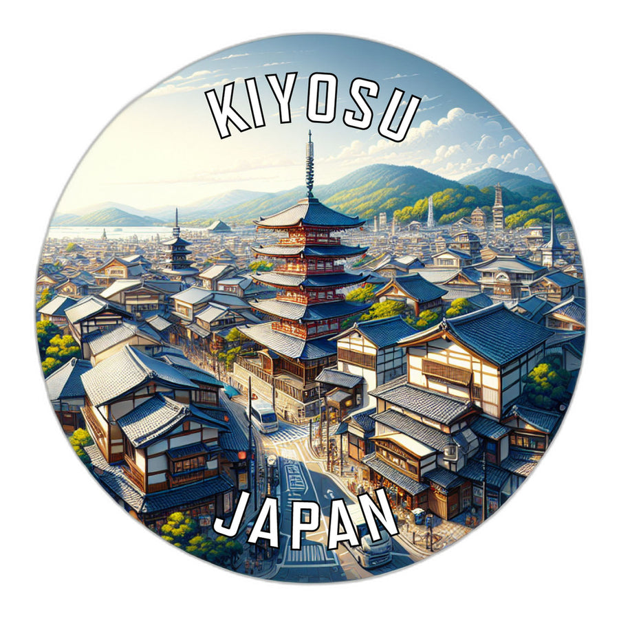 Kiyosu Japan Souvenir Die Cut Flat Magnet Image 1