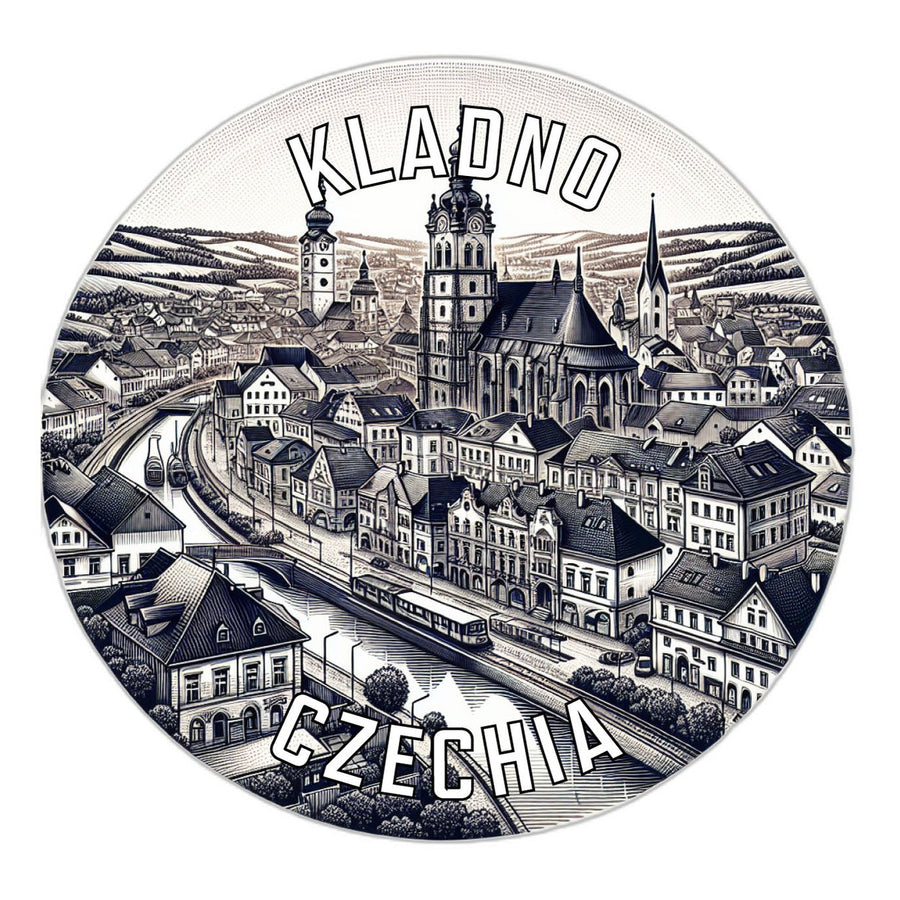 Kladno Czechia Souvenir Die Cut Flat Magnet Image 1