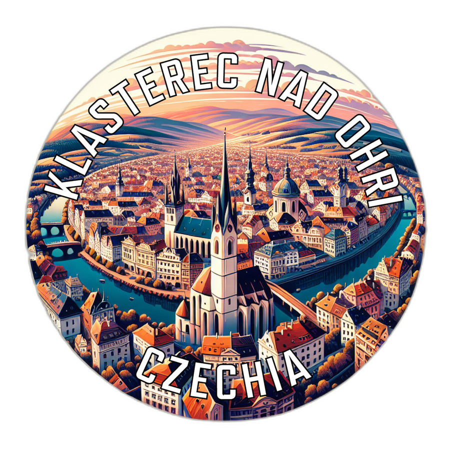 Klasterec nad Ohri Czechia Souvenir Die Cut Flat Magnet Image 1