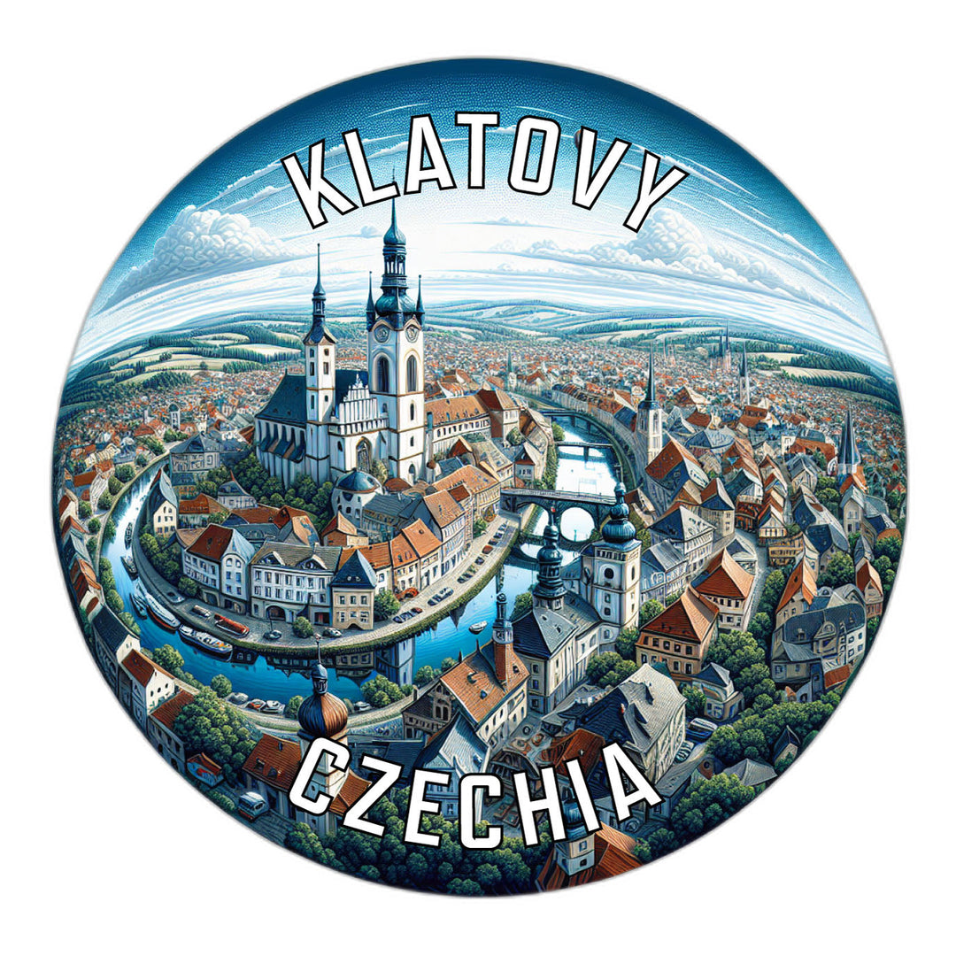 Klatovy Czechia Souvenir Die Cut Flat Magnet Image 1