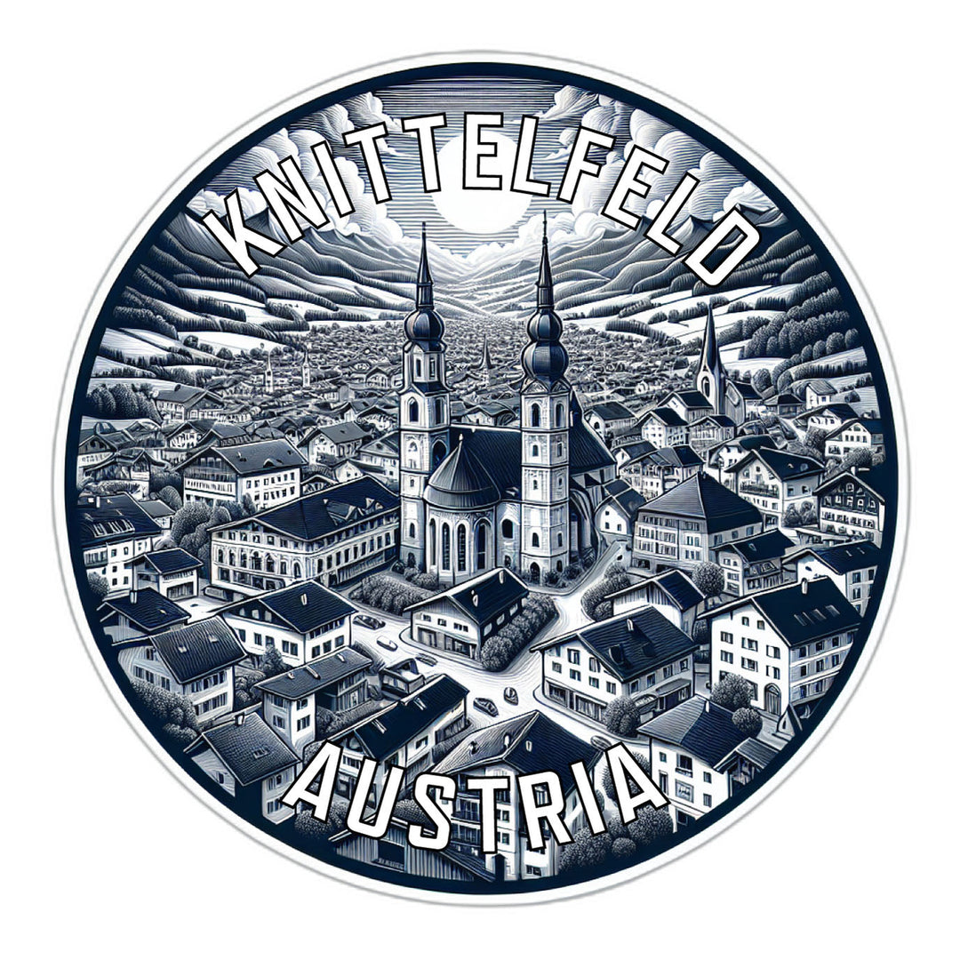 Knittelfeld Austria Souvenir Die Cut Flat Magnet Image 1