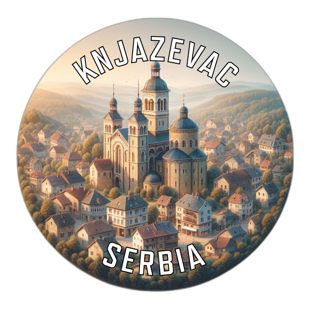 Knjazevac Serbia Souvenir Die Cut Flat Magnet Image 1