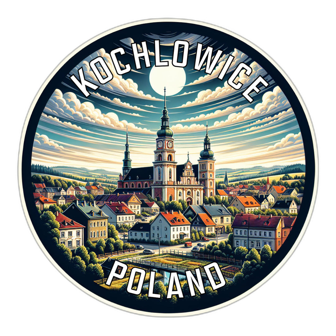 Kochlowice Poland Souvenir Die Cut Flat Magnet Image 1