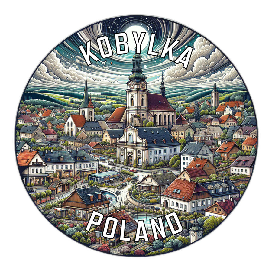 Kobylka Poland Souvenir Die Cut Flat Magnet Image 1