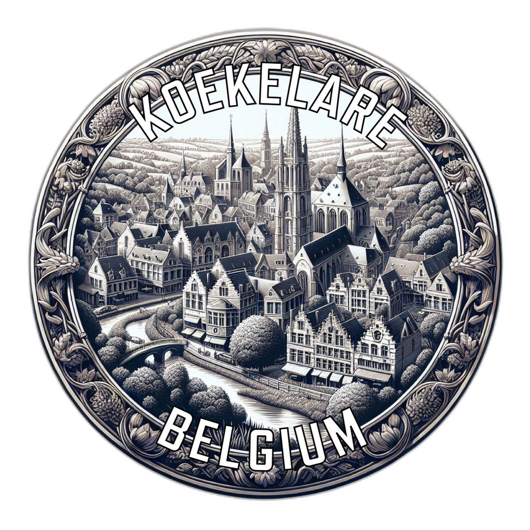 Koekelare Belgium Souvenir Die Cut Flat Magnet Image 1