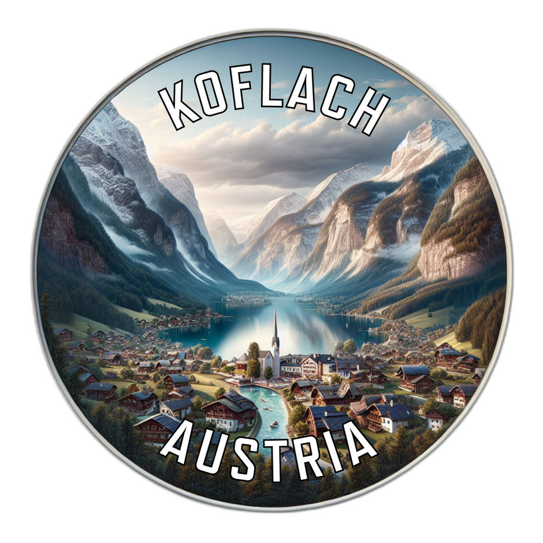 Koflach Austria Souvenir Die Cut Flat Magnet Image 1