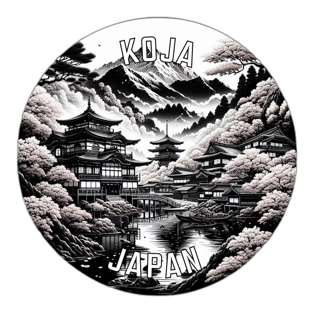 Koja Japan Souvenir Die Cut Flat Magnet Image 1