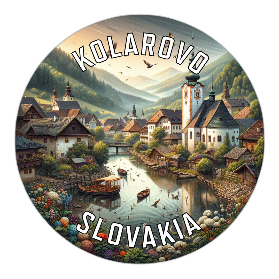 Kolarovo Slovakia Souvenir Die Cut Flat Magnet Image 1