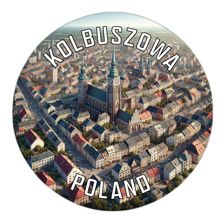 Kolbuszowa Poland Souvenir Die Cut Flat Magnet Image 1