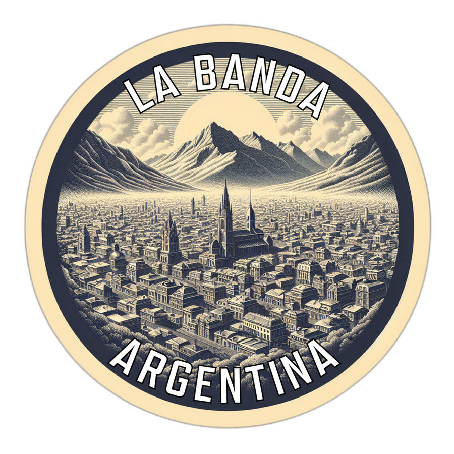 La Banda Argentina Souvenir Die Cut Flat Magnet Image 1