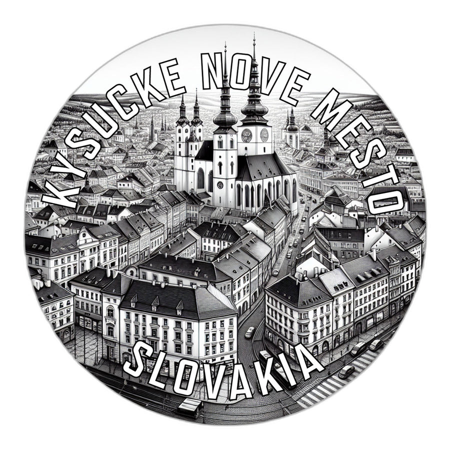 Kysucke Nove Mesto Slovakia Souvenir Die Cut Flat Magnet Image 1