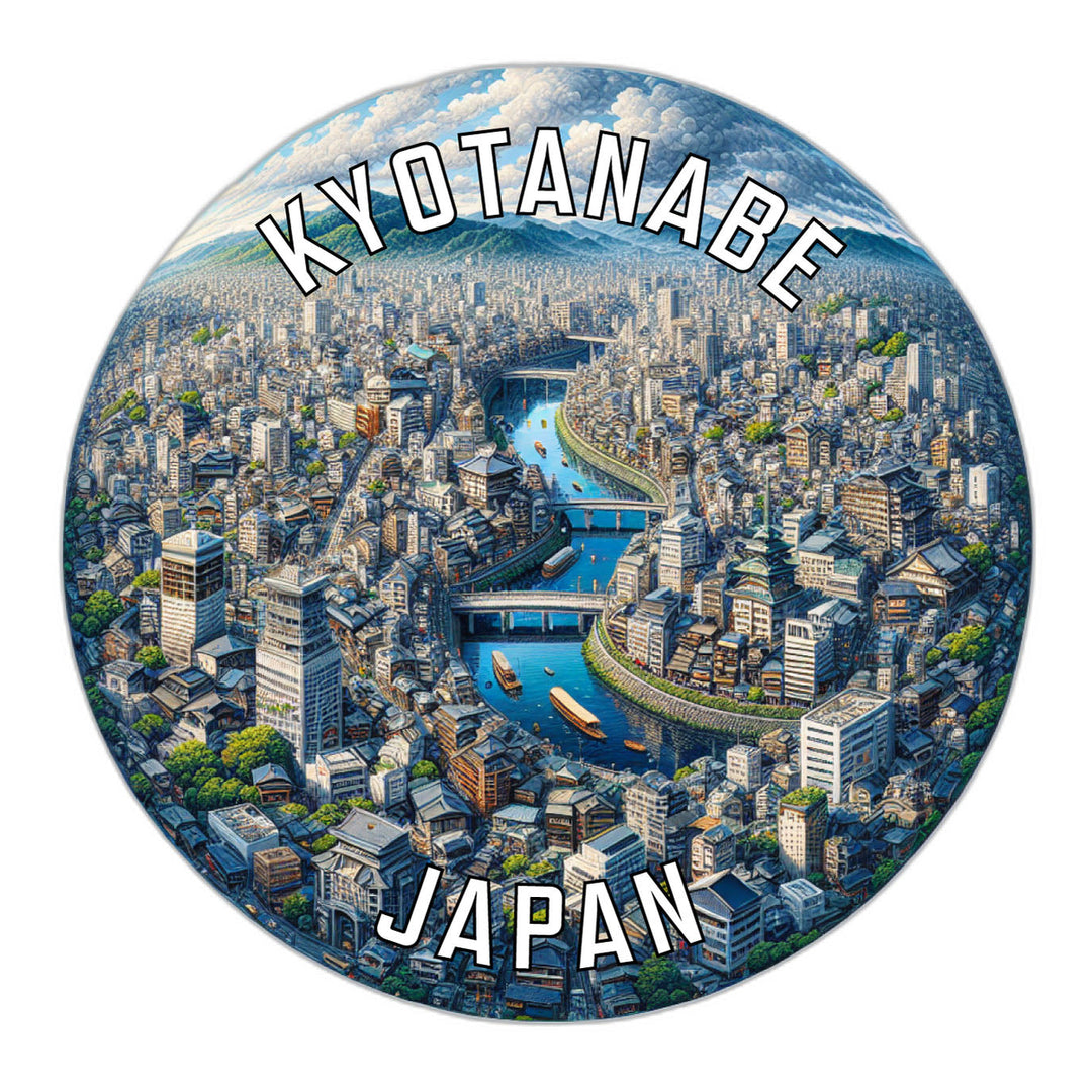 Kyotanabe Japan Souvenir Die Cut Flat Magnet Image 1