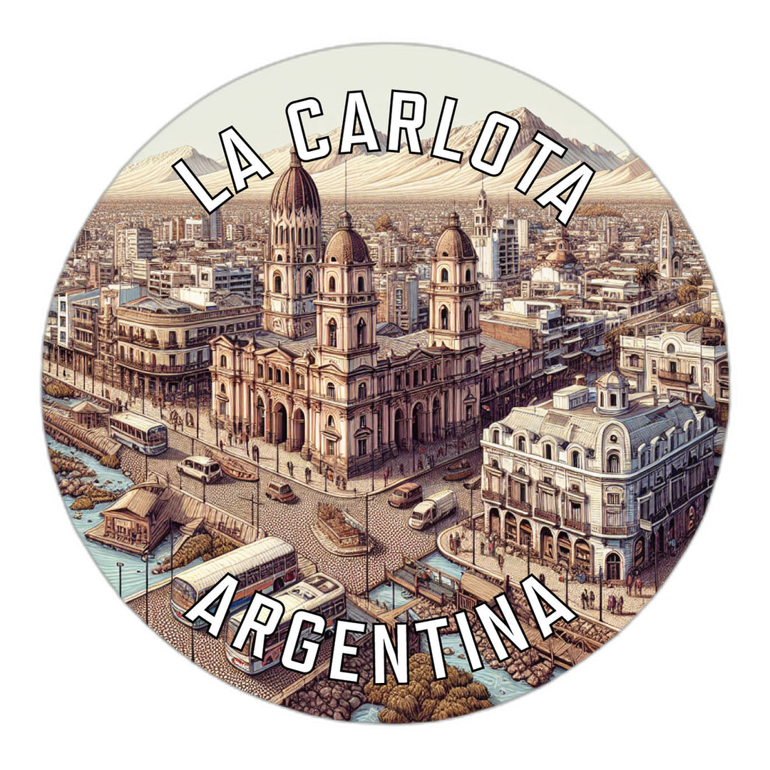 La Carlota Argentina Souvenir Die Cut Flat Magnet Image 1