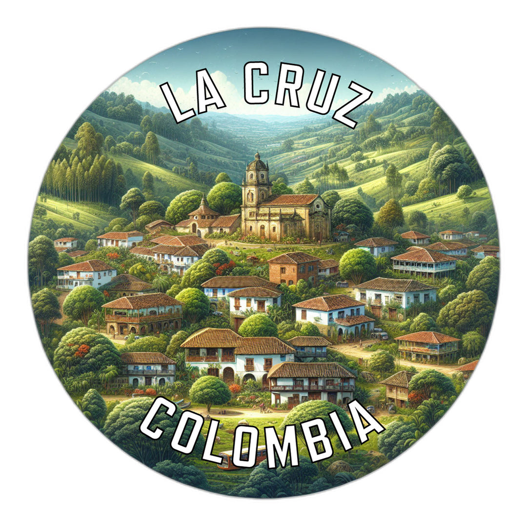 La Cruz Colombia Souvenir Die Cut Flat Magnet Image 1