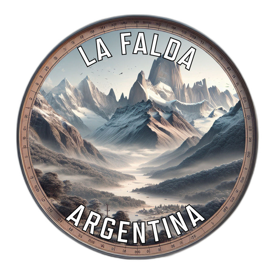 La Falda Argentina Souvenir Die Cut Flat Magnet Image 1