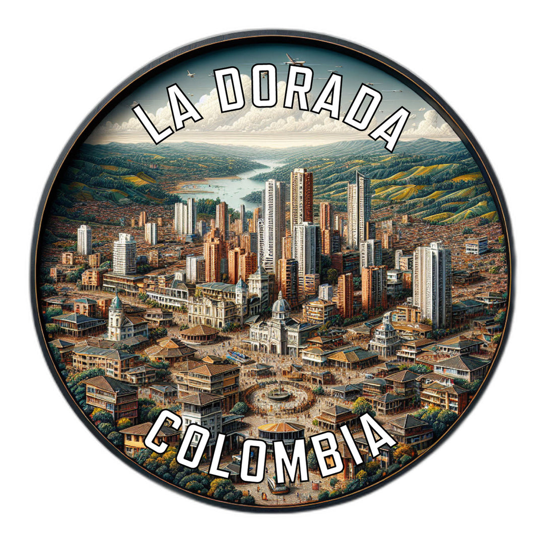 La Dorada Colombia Souvenir Die Cut Flat Magnet Image 1