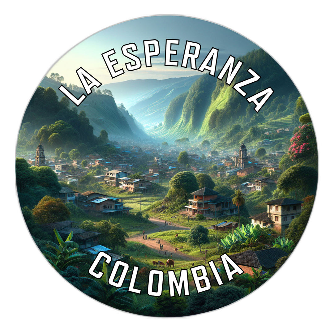 La Esperanza Colombia Souvenir Die Cut Flat Magnet Image 1