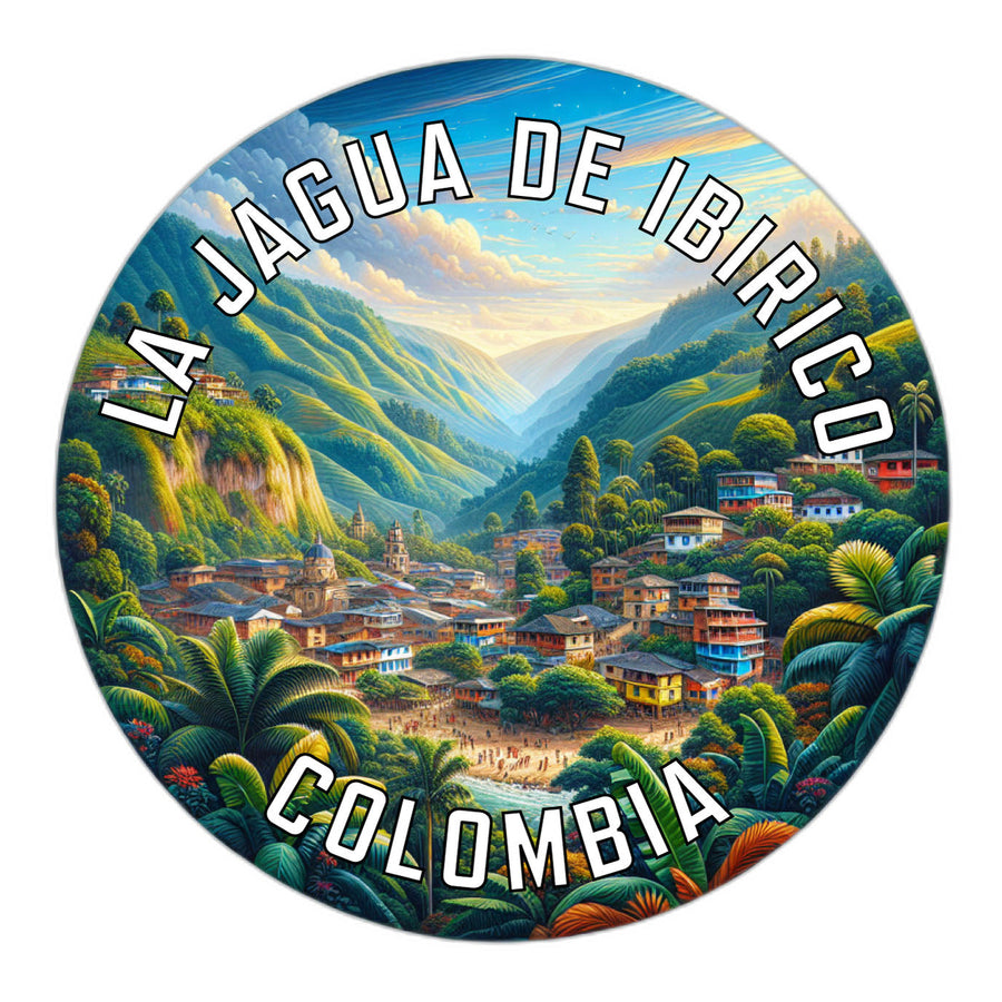 La Jagua de Ibirico Colombia Souvenir Die Cut Flat Magnet Image 1