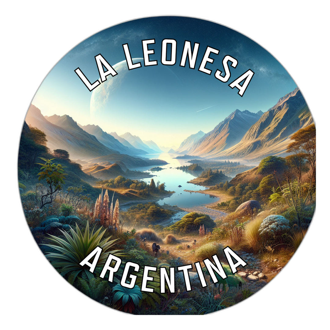 La Leonesa Argentina Souvenir Die Cut Flat Magnet Image 1