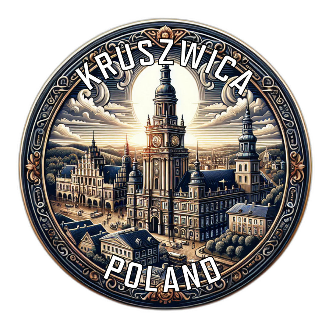 Kruszwica Poland Souvenir Die Cut Flat Magnet Image 1