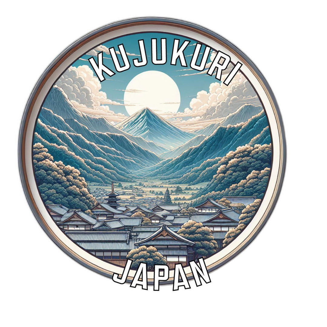 Kujukuri Japan Souvenir Die Cut Flat Magnet Image 1