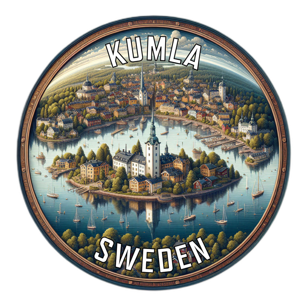 Kumla Sweden Souvenir Die Cut Flat Magnet Image 1