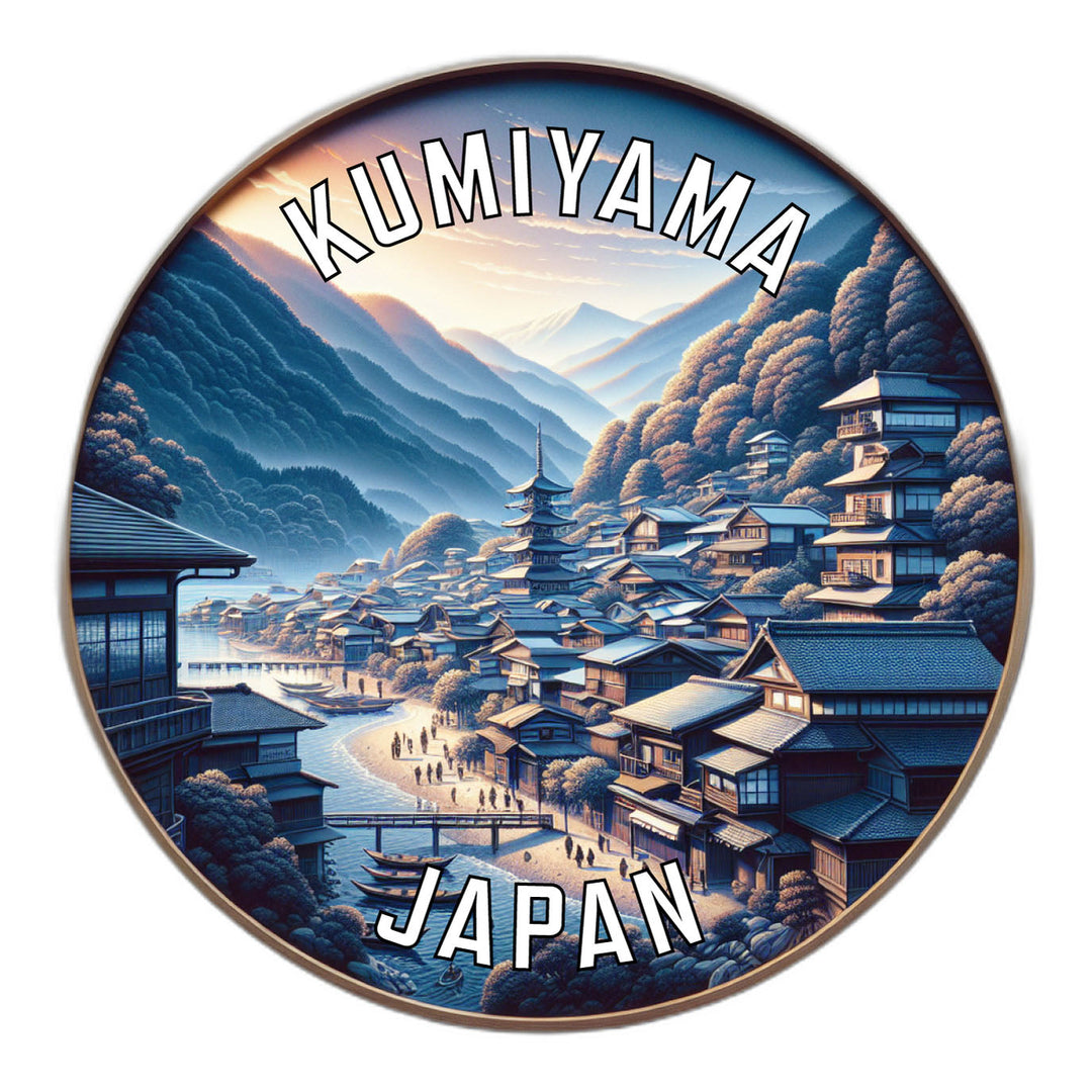 Kumiyama Japan Souvenir Die Cut Flat Magnet Image 1