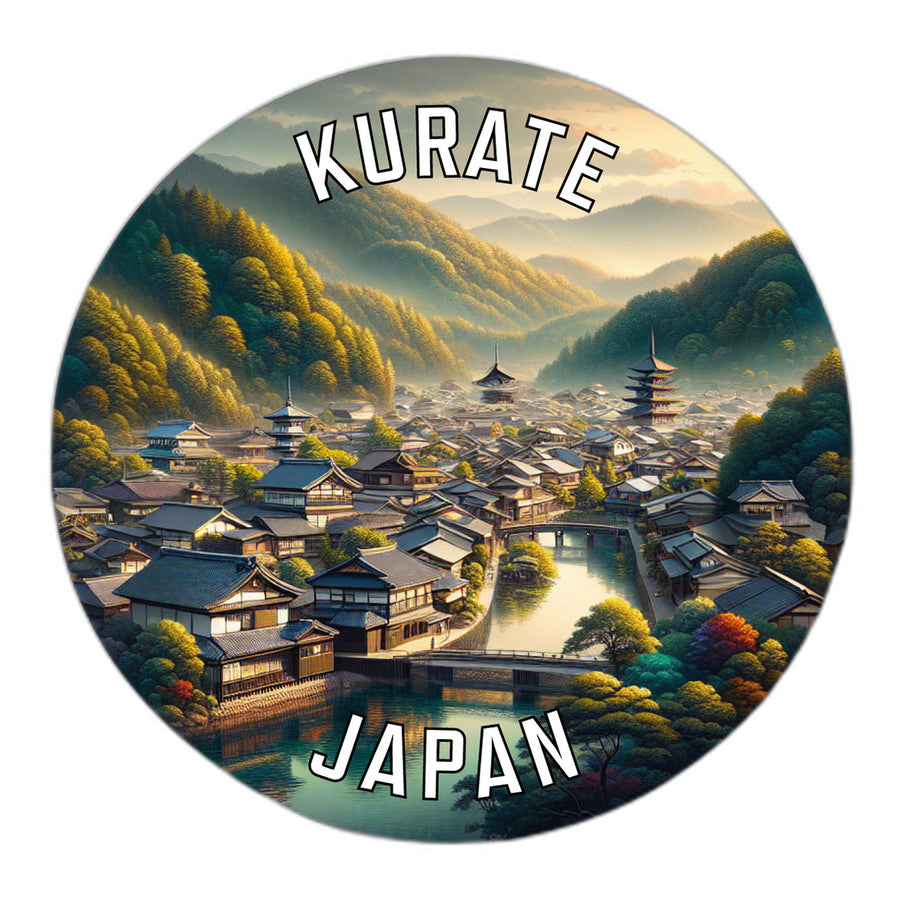 Kurate Japan Souvenir Die Cut Flat Magnet Image 1