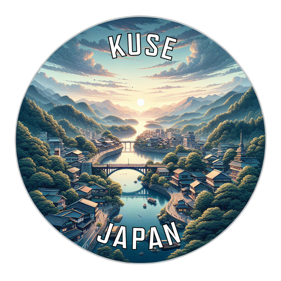 Kuse Japan Souvenir Die Cut Flat Magnet Image 1