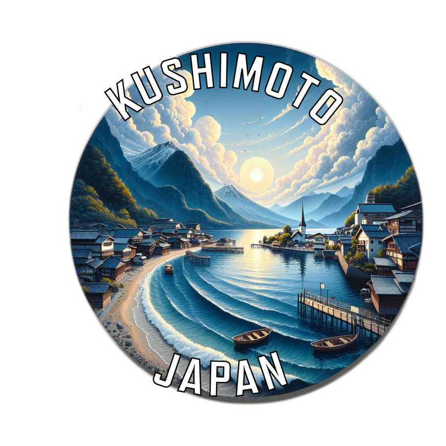 Kushimoto Japan Souvenir Die Cut Flat Magnet Image 1