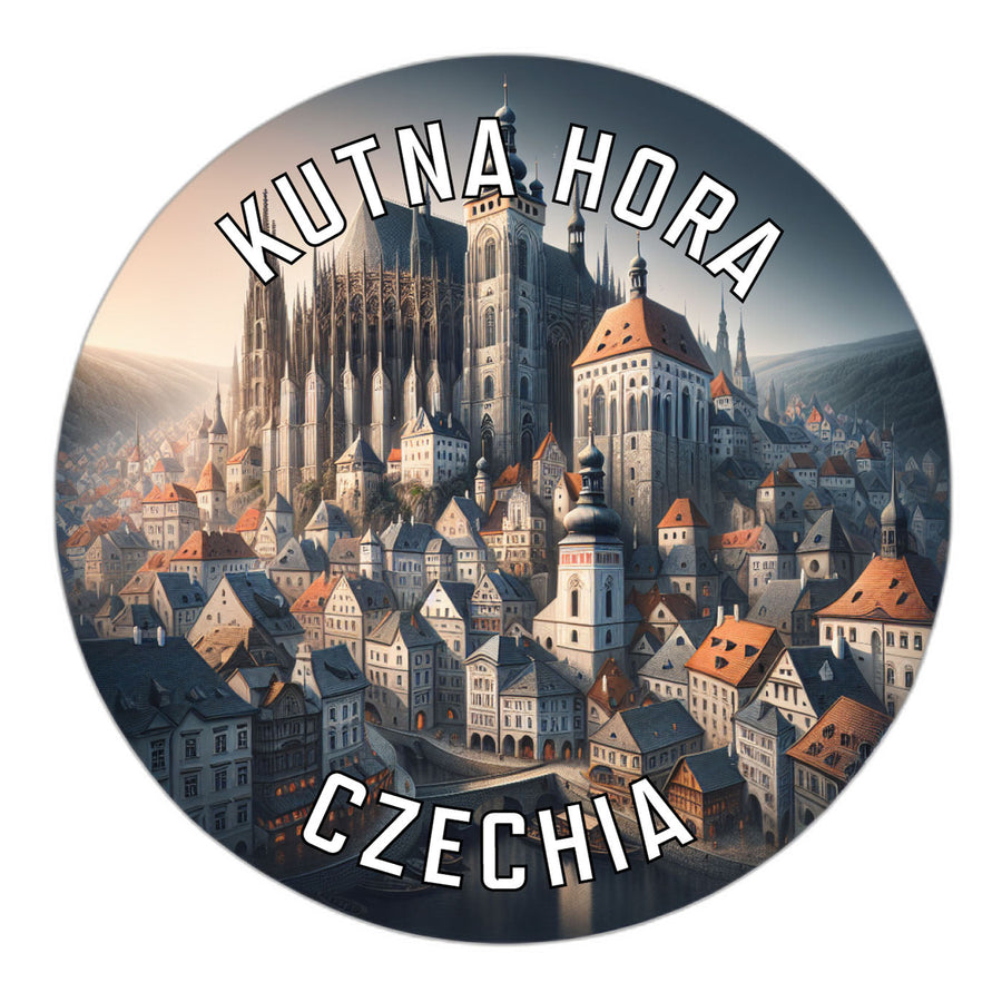 Kutna Hora Czechia Souvenir Die Cut Flat Magnet Image 1