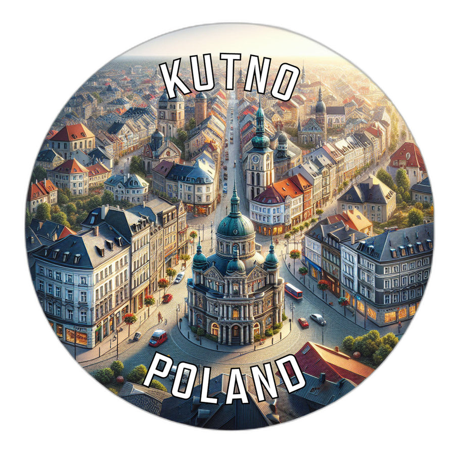 Kutno Poland Souvenir Die Cut Flat Magnet Image 1