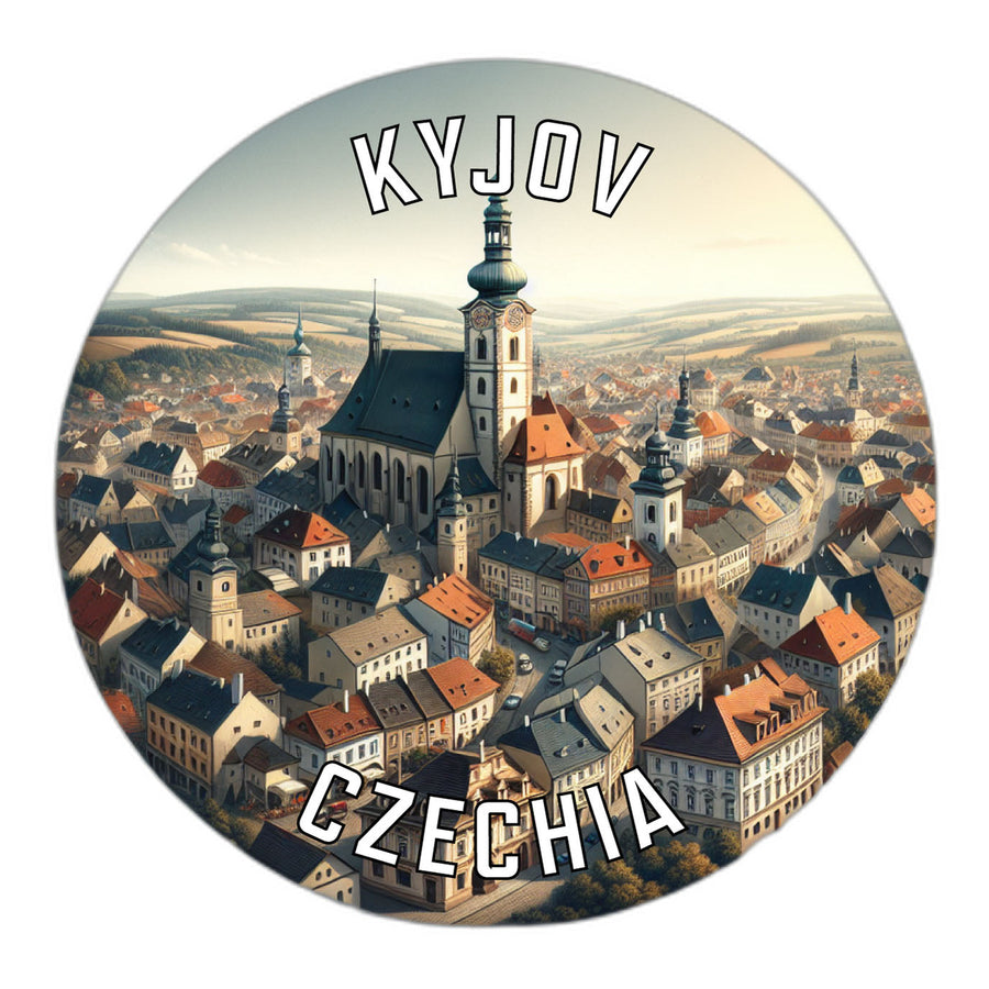 Kyjov Czechia Souvenir Die Cut Flat Magnet Image 1