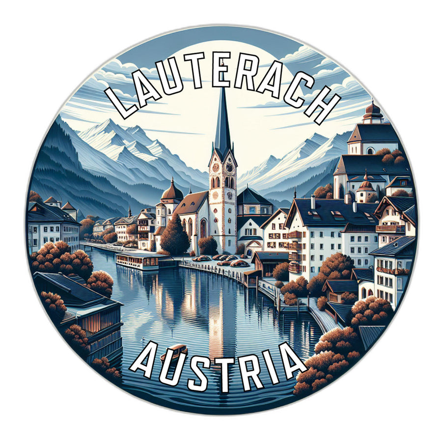 Lauterach Austria Souvenir Die Cut Flat Magnet Image 1