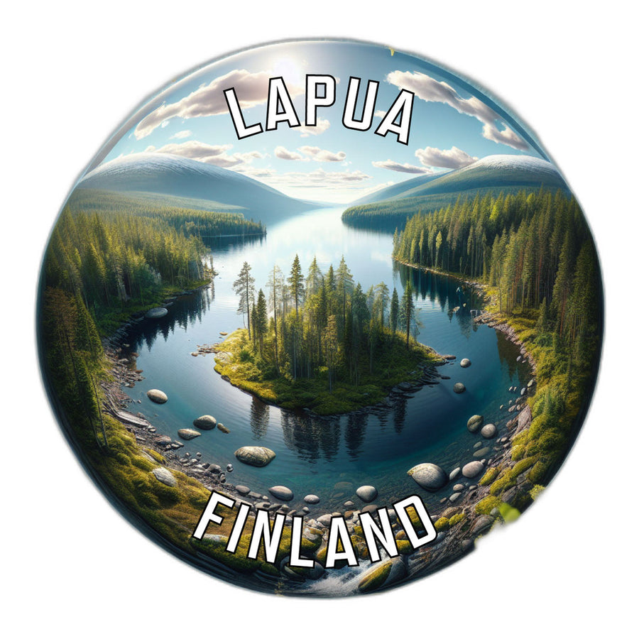 Lapua Finland Souvenir Die Cut Flat Magnet Image 1