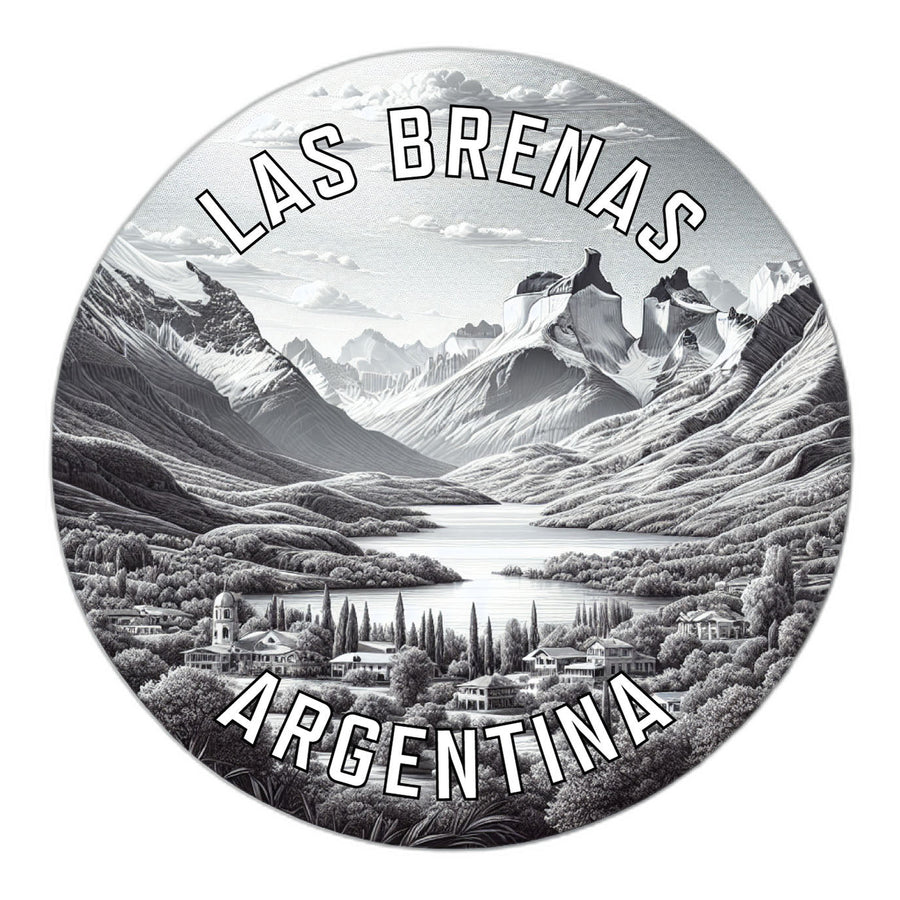 Las Brenas Argentina Souvenir Die Cut Flat Magnet Image 1