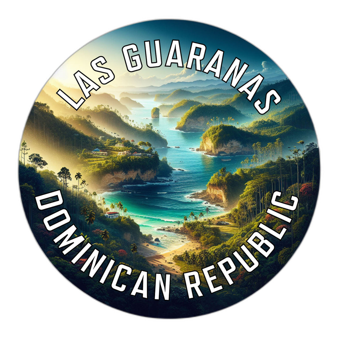 Las Guaranas Dominican Republic Souvenir Die Cut Flat Magnet Image 1