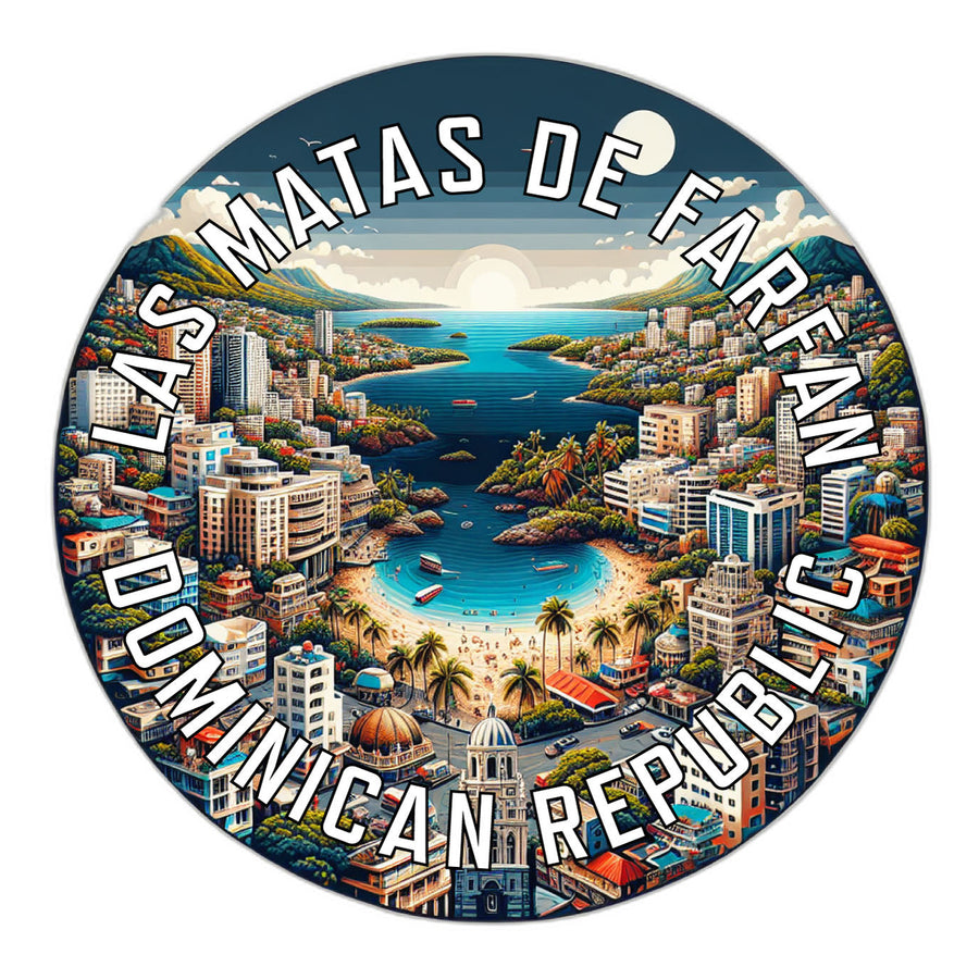 Las Matas de Farfan Dominican Republic Souvenir Die Cut Flat Magnet Image 1