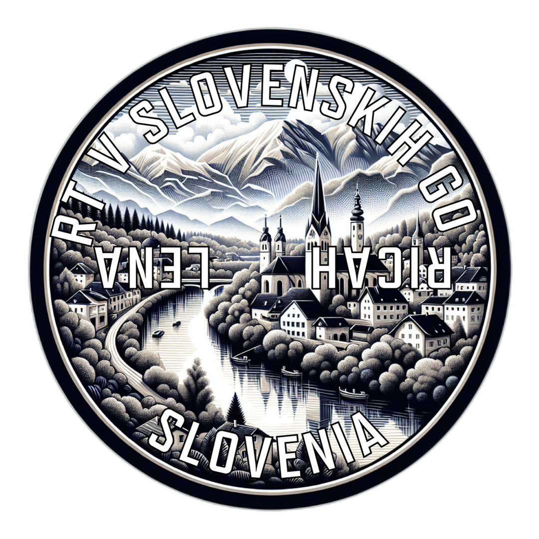 Lenart v Slovenskih Goricah Slovenia Souvenir Die Cut Flat Magnet Image 1