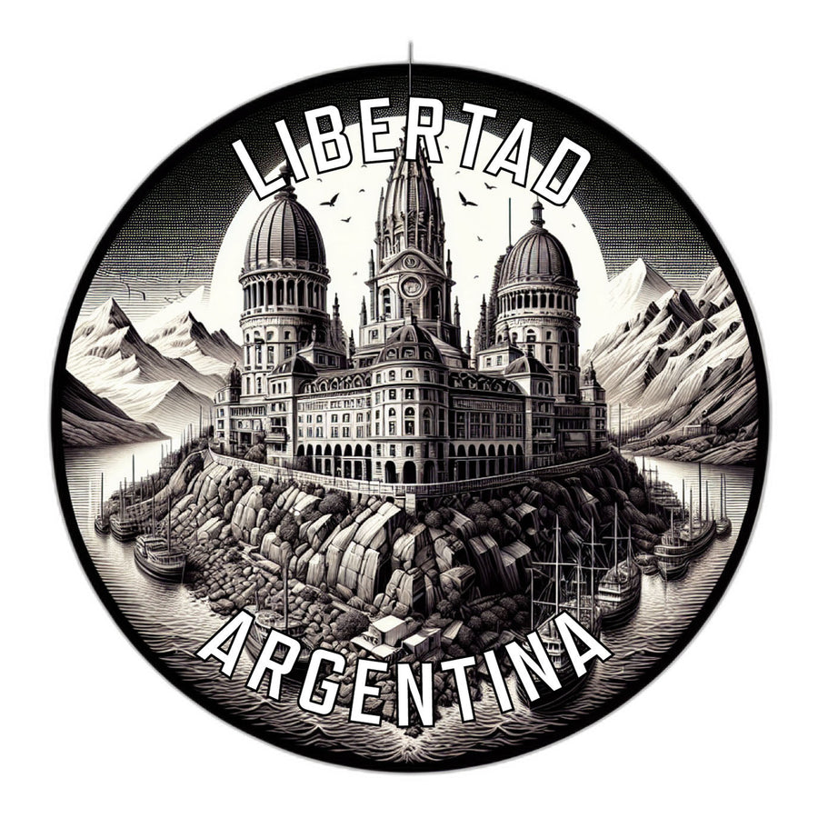 Libertad Argentina Souvenir Die Cut Flat Magnet Image 1